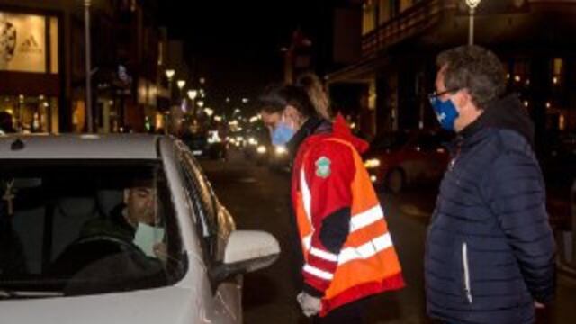 Se realizó un operativo de concientización vial en el centro de la ciudad