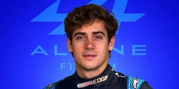 Franco Colapinto, el argentino que llegó a F1 en 2024.