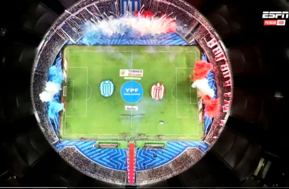 Deslumbrante: así ingresaron Racing y Estudiantes para disputar la final del Clausura