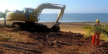 Salto Grande inició las obras de Protección de Costas en el departamento Federación