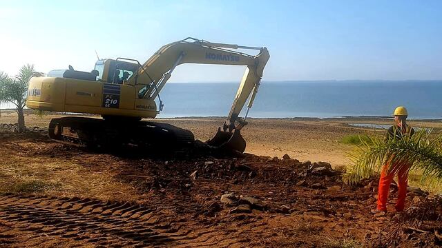 Salto Grande inició las obras de Protección de Costas en el departamento Federación