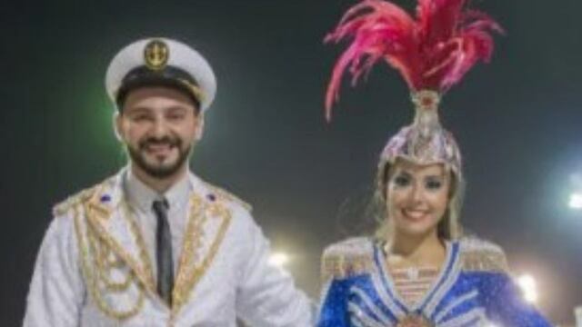 Tania y Nicolás, la pareja correntina que se enamoró en los carnavales.