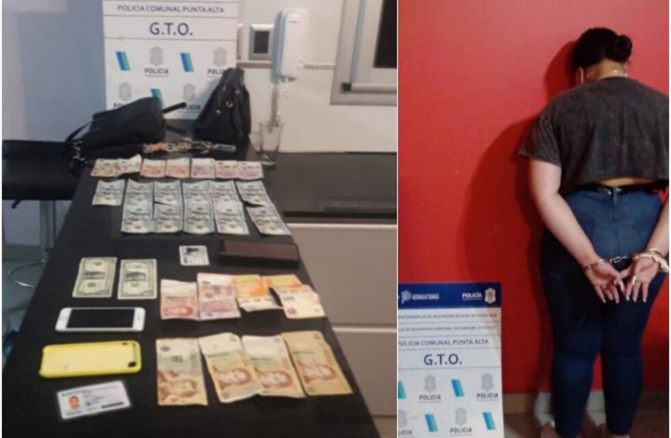 Punta Alta: aprehendida por estafas con dólares falsos