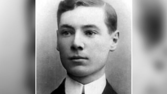 Edgar Andrew, cordobés que murió en el hundimiento del Titanic en 1912.