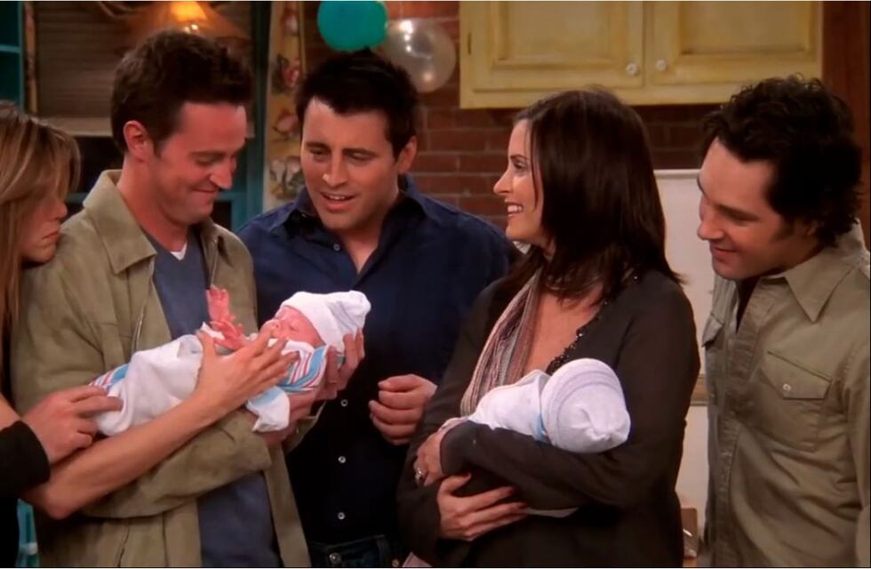Una Inteligencia Artificial reveló cómo se verían hoy los hijos de Chandler y Monica
