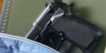 Un niño llevó un arma a su escuela.