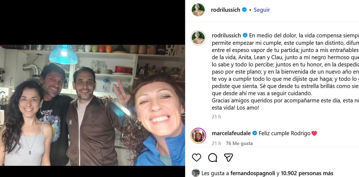 Conmovedores mensajes de Lussich y Pallares en el día de sus cumpleaños