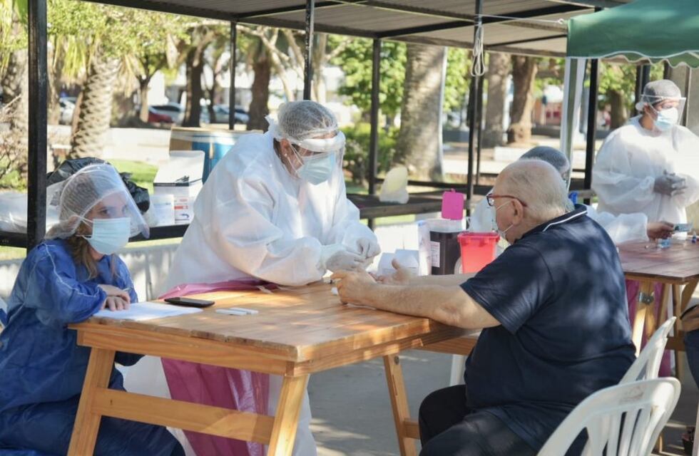 Arroyito: en la Plaza 25 de Mayo fueron testeadas 262 personas de manera gratuita