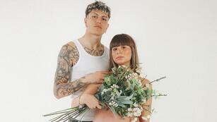 Alejandro Garnacho y Eva García fueron papás por primera vez. (Instagram Eva García)