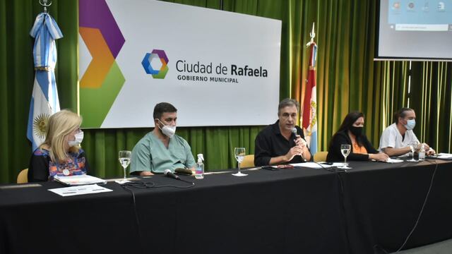 Conferencia de prensa sobre situación epidemiológica en Rafaela al 31/03/2021