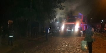 Se incendiaron dos viviendas en Itaembé Miní. Policía de Misiones