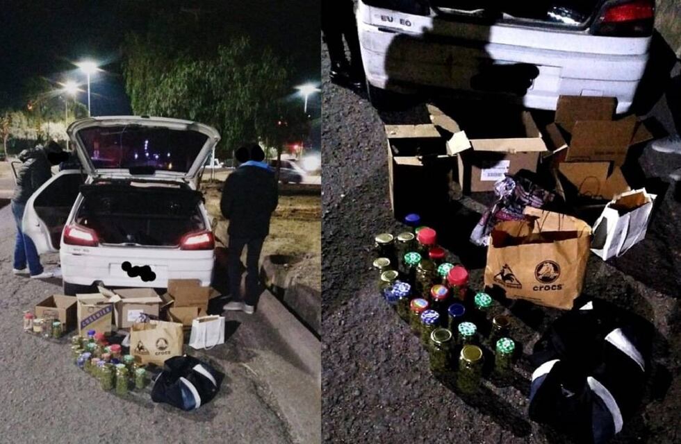 En un control de rutina se encontraron con un kiosco de venta de droga ambulante