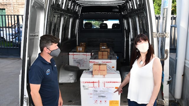 El gobierno provincial recibió, este jueves, un segundo envío de parte del Ministerio de Salud Pública de la Nación con 4.100 dosis de la vacuna Sputnik V.