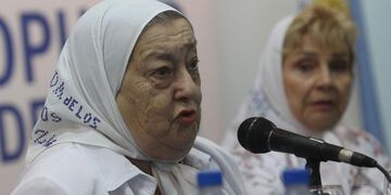 Hebe de Bonafini quedó internada, pero aclararon que no fue nada de urgencia. Foto: Archivo/DyN.