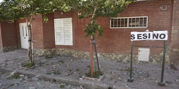 Así quedó la casa luego del ataque de los vecinos.