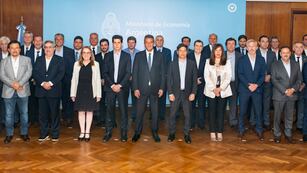 Massa con los gobernadores