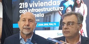 Omar Perotti anunció que el acueducto hasta Rafaela seguirá hacia Sunchales y Ataliva