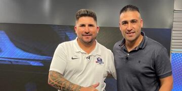 Darío Gigena y el Tanque Héctor Cuevas y a viven el clásico Belgrano-Talleres.