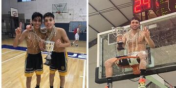 Mateo, Lionel e Iván Gómez Lepez campeones 2021 en Bahía Blanca.