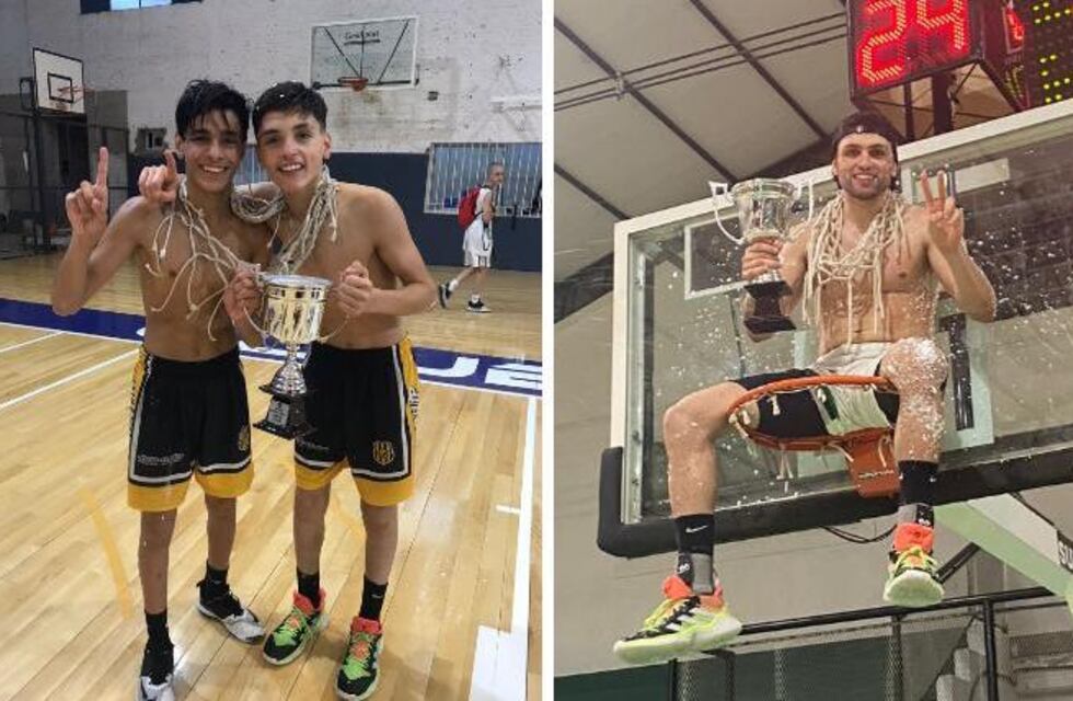 Básquet: Iván, Mateo y Lionel Gómez Lepez campeones en Bahía Blanca