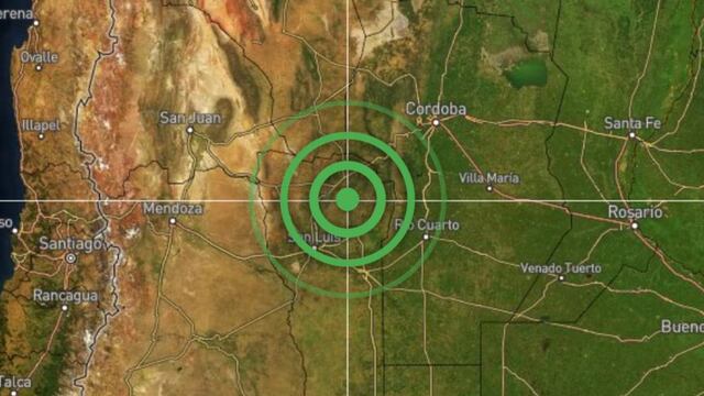 Temblor con epicentro en San Luis.