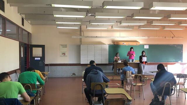 La Facultad de Ciencia Política y Relaciones Internacionales retomó los exámenes presenciales bajo protocolo. (@fcpolitunr)