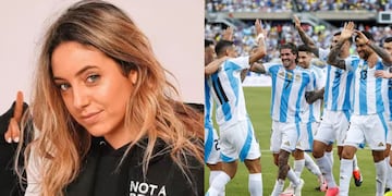 Sofía Martínez reveló su situación sentimental con un integrante de la Scaloneta: “No tengo idea”