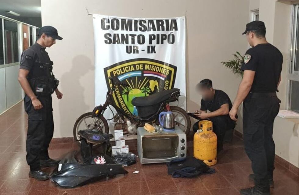 Santo Pipó: desvalijaron una vivienda y recuperaron los objetos