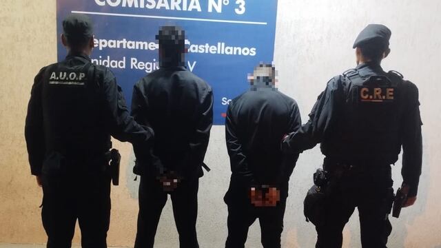 Los dos detenidos en Sunchales