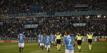 Una multitud en Alberdi, para alentar a Belgrano (Facundo Luque / La Voz).