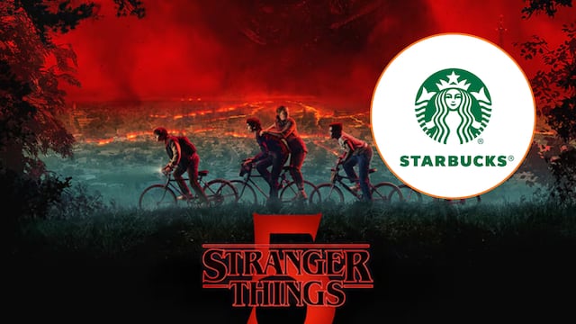 La colaboración de Starbucks y Stranger Things.