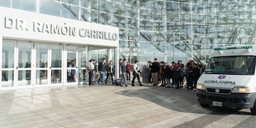 Hospital "Ramón Carrillo" de San Luis, donde se encuentra internada la joven que fue violada y apuñalada en San Luis.