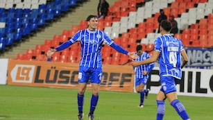Formado en Belgrano, Daniel Barrea volvió al gol en Godoy Cruz. Uno de los rivales de Talleres en la zona de abajo de la tabla (@ClubGodoyCruz).