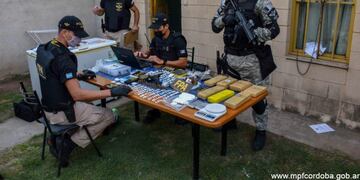 Trabajó personal de Aduana, AFIP, D.G.I, Policía de Córdoba y Gendarmería Nacional.