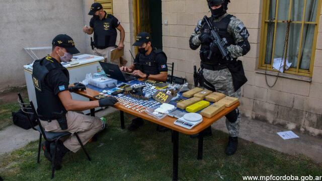 Trabajó personal de Aduana, AFIP, D.G.I, Policía de Córdoba y Gendarmería Nacional.