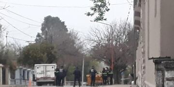 La Policía cortó el tránsito en el lugar del accidente en Alta Gracia (Mi Valle).