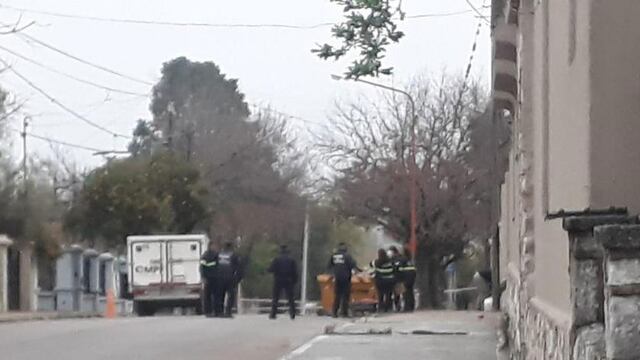 La Policía cortó el tránsito en el lugar del accidente en Alta Gracia (Mi Valle).