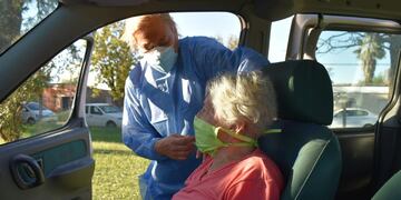 Comenzó la vacunación en Frontera (Foto: El Periódico).