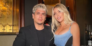 Kennys Palacios se metió en el escándalo de Wanda Nara.