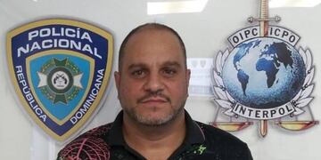 Cositorto cayó preso en Dominicana. Cambiaba de alojamiento de manera periódica y usaba otros nombres. (Interpol)