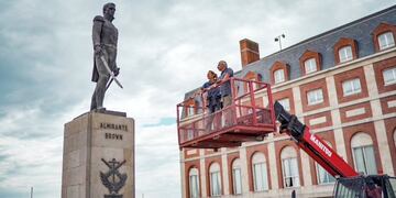A cargo de la Dirección de Restauración de Monumentos Históricos y el EMVIAL