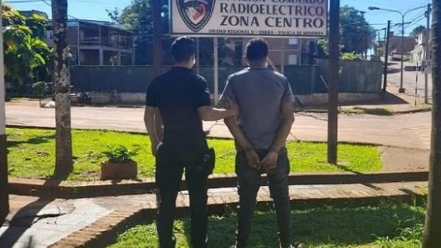 Un joven fue detenido en Oberá tras sustraer objetos de valor.