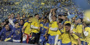 Boca salió campeón de la Liga Profesional.