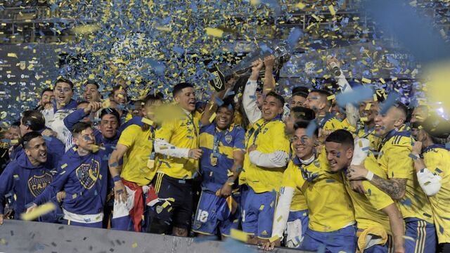 Boca salió campeón de la Liga Profesional.