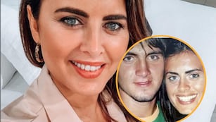 Silvina Luna y su hermano Ezequiel. (Instagram Silvina Luna)