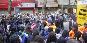 La Sub 20 argentina llegó a San Juan y fue recibida por una multitud