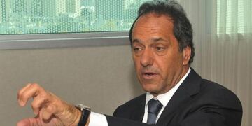 Daniel Scioli fue de los primeros en postularse a la presidencia. Foto: Archivo.