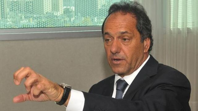 Daniel Scioli fue de los primeros en postularse a la presidencia. Foto: Archivo.