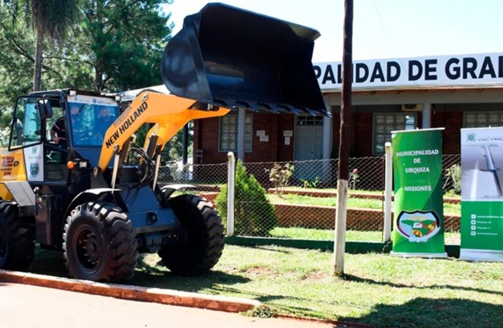 General Urquiza: el municipio adquirió una moderna maquinaria vial