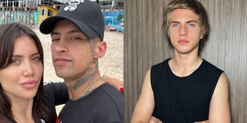 ¿No lo acepta? El desopilante gesto de Valentino, el hijo de Wanda Nara, al ver el romántico beso de L-Gante con su madre